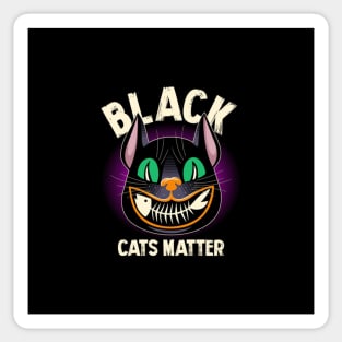 Black cats matter Sticker